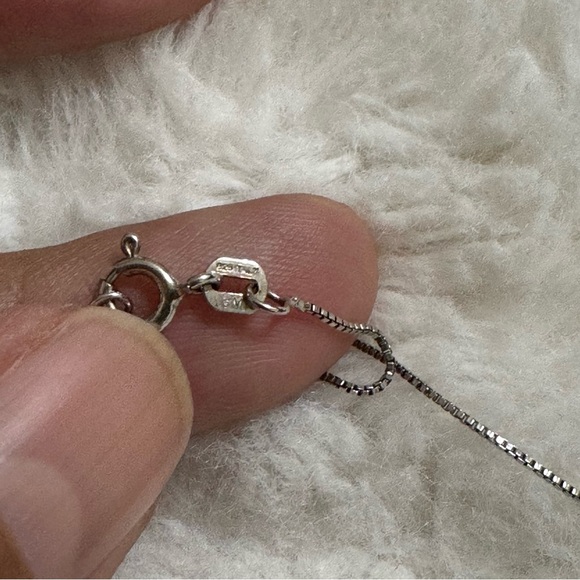 Sterling Silver 925 Sea Turtle Pendant Necklace 18” Italy - Picture 6 of 6